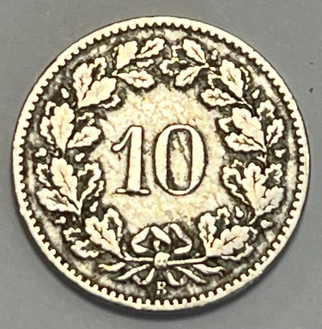 Tutti le monete: 10 Rappen - 1894 B – Usato da Dietikon venduto da Numis8953 1