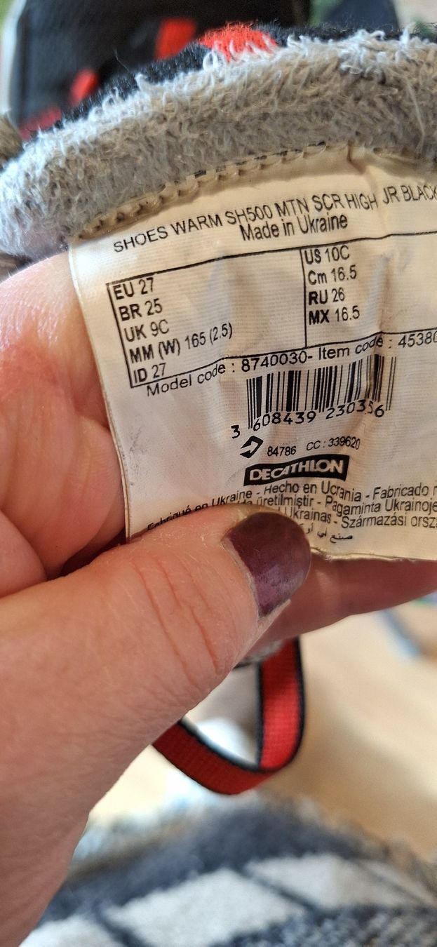Decathlon Scarpe da uomo: Quechua Winterstiefel, Grösse 27 – Usato da Oberägeri venduto da Runningiceman 3