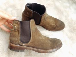 BENCI BROTHERS BOOTS STIEFELETTEN 41,5 LEDER SCHUHE STIEFEL