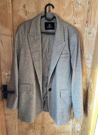 Bruuns Bazaar Blazer Wollmix grau Frida Gr. 42