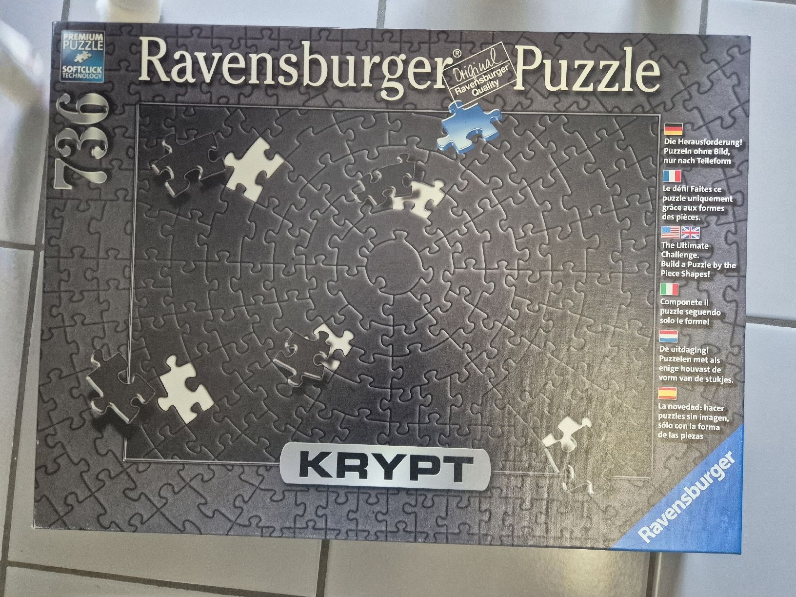 Ravensburger Puzzle: Ravensburger Krypt Puzzle 736 Teile,  – Usato da Egolzwil venduto da Regle8