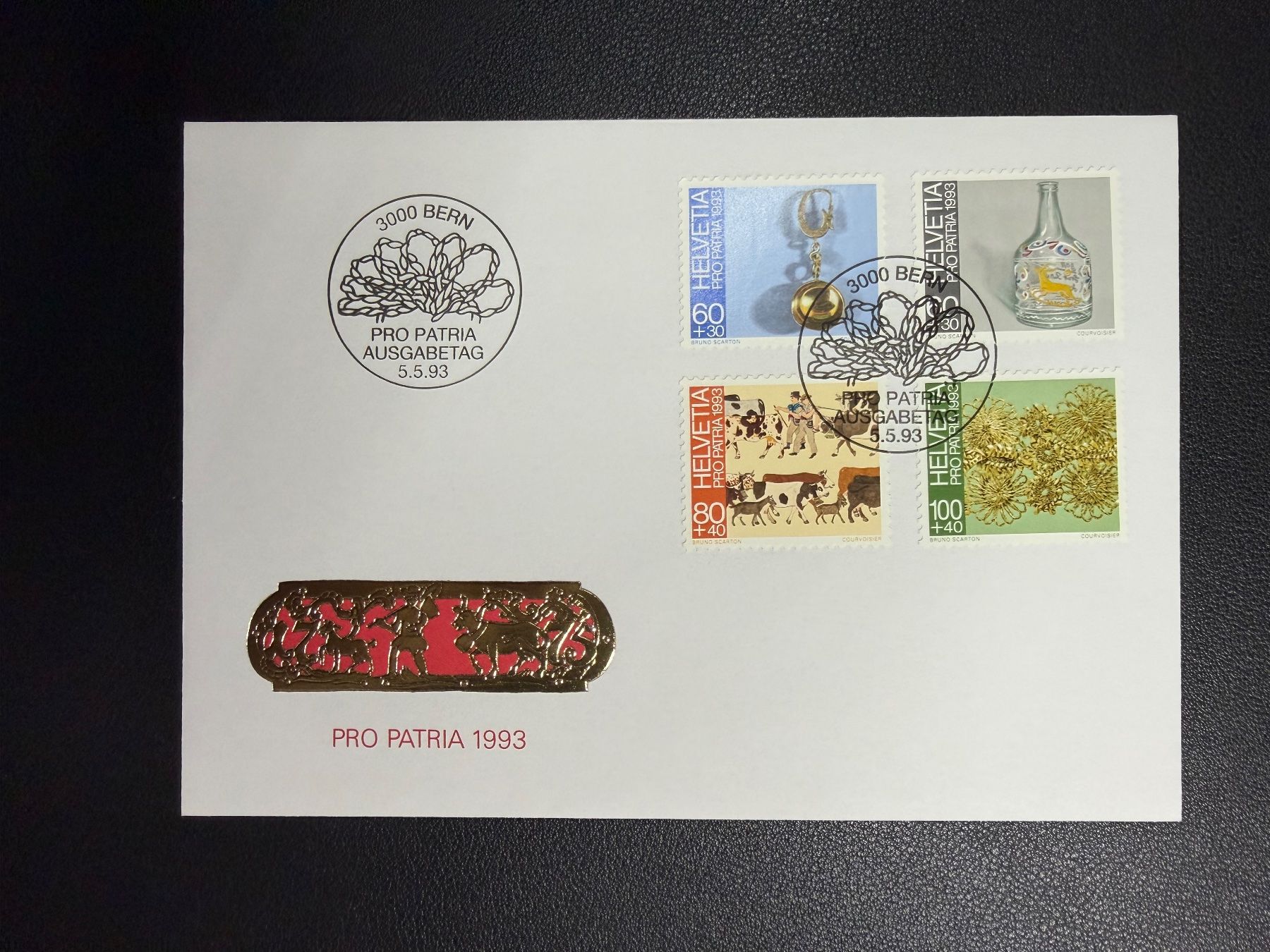 Tutti i francobolli: Pro Patria 1993 FDC – Usato da oberrüti venduto da jeanmei