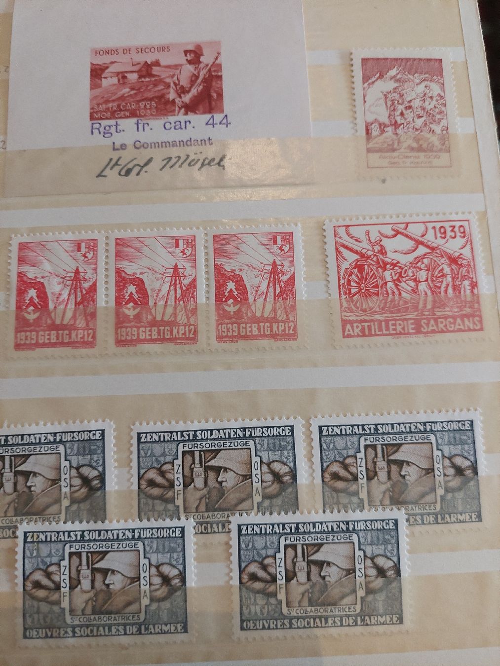 Alle Briefmarken: Timbres Suisse militaire  – Gebraucht aus Le Locle von wchs 2