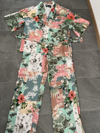 Zara Set Hose und Kimono