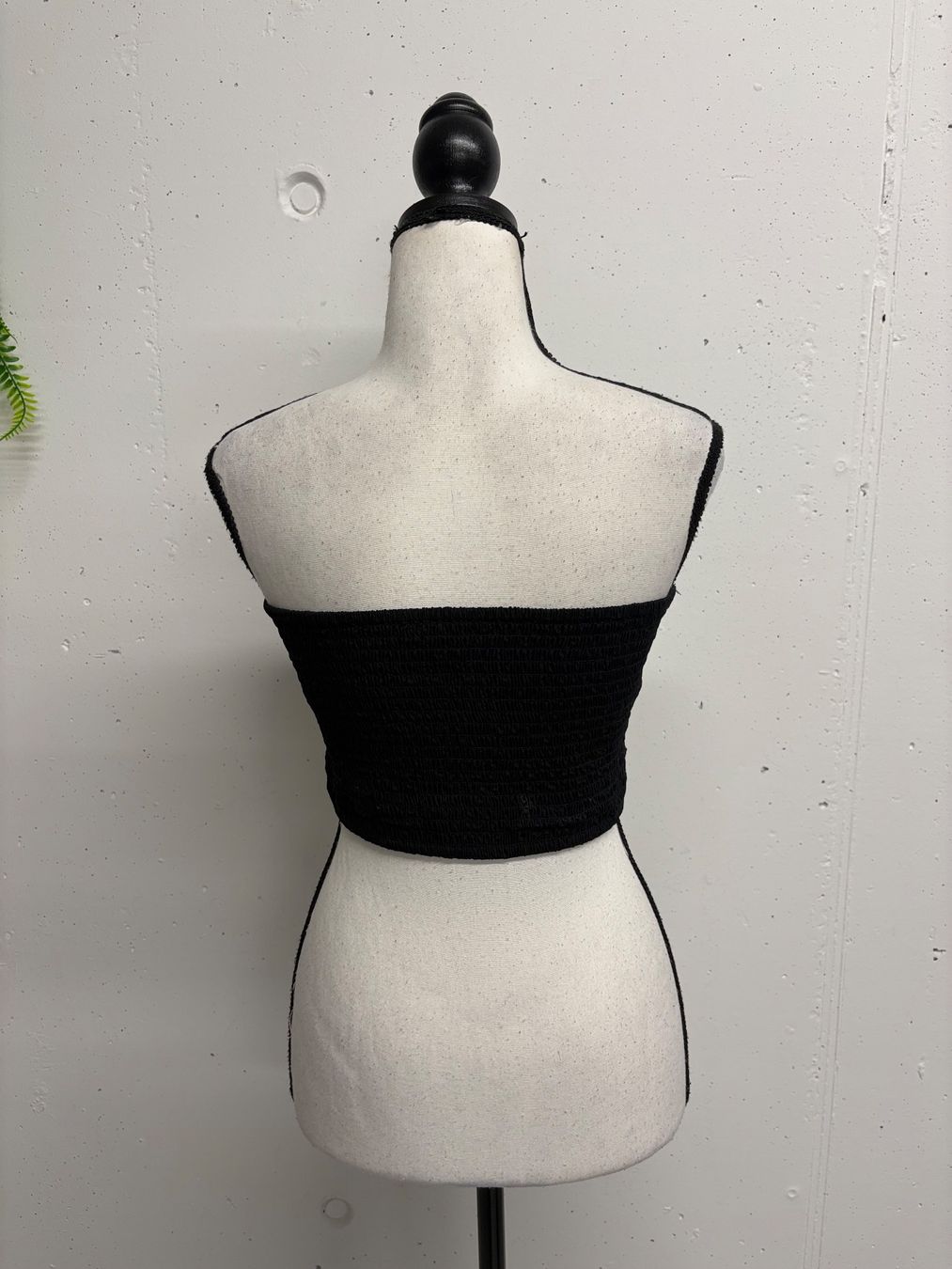 Zara Top: Zara Bustier mit Blumenmuster schwarz/beige S drop Top – Nuovo (secondo la descrizione) da Regensdorf venduto da secondchancefashion 3
