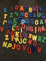 Magnetic Numbers and Letters Set Good Condition
