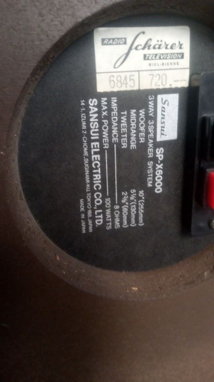 Sansui Lautsprecher: Vintage Sansui SP-X6000 Lautsprecher  – Gebraucht aus Belp von Guadalupe84 2