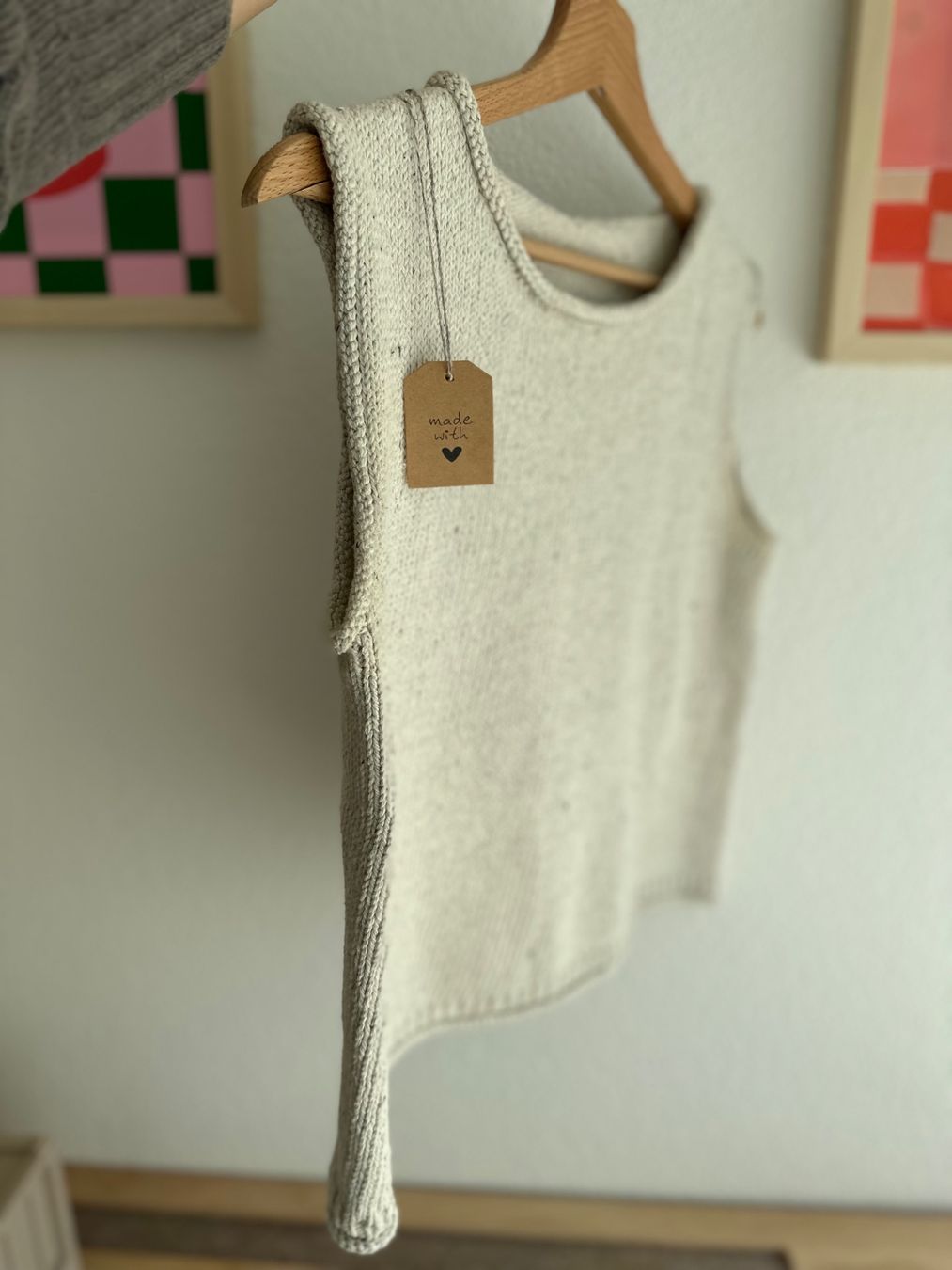 Top: Handgestrickter Pullunder oder Top – Nuovo (secondo la descrizione) da Ormalingen venduto da nude.knits