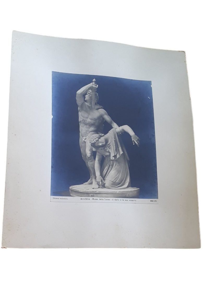 Poster & Bilder: antikes Plakat Gallier Ludovisi – Gebraucht aus Mörschwil von antiksalon21 1