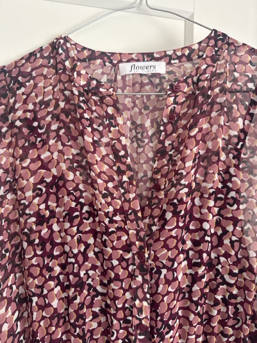 Robes: Red Bordeaux Chiffon Dress Size M – D'occasion à Zürich par leo_5pg2 1