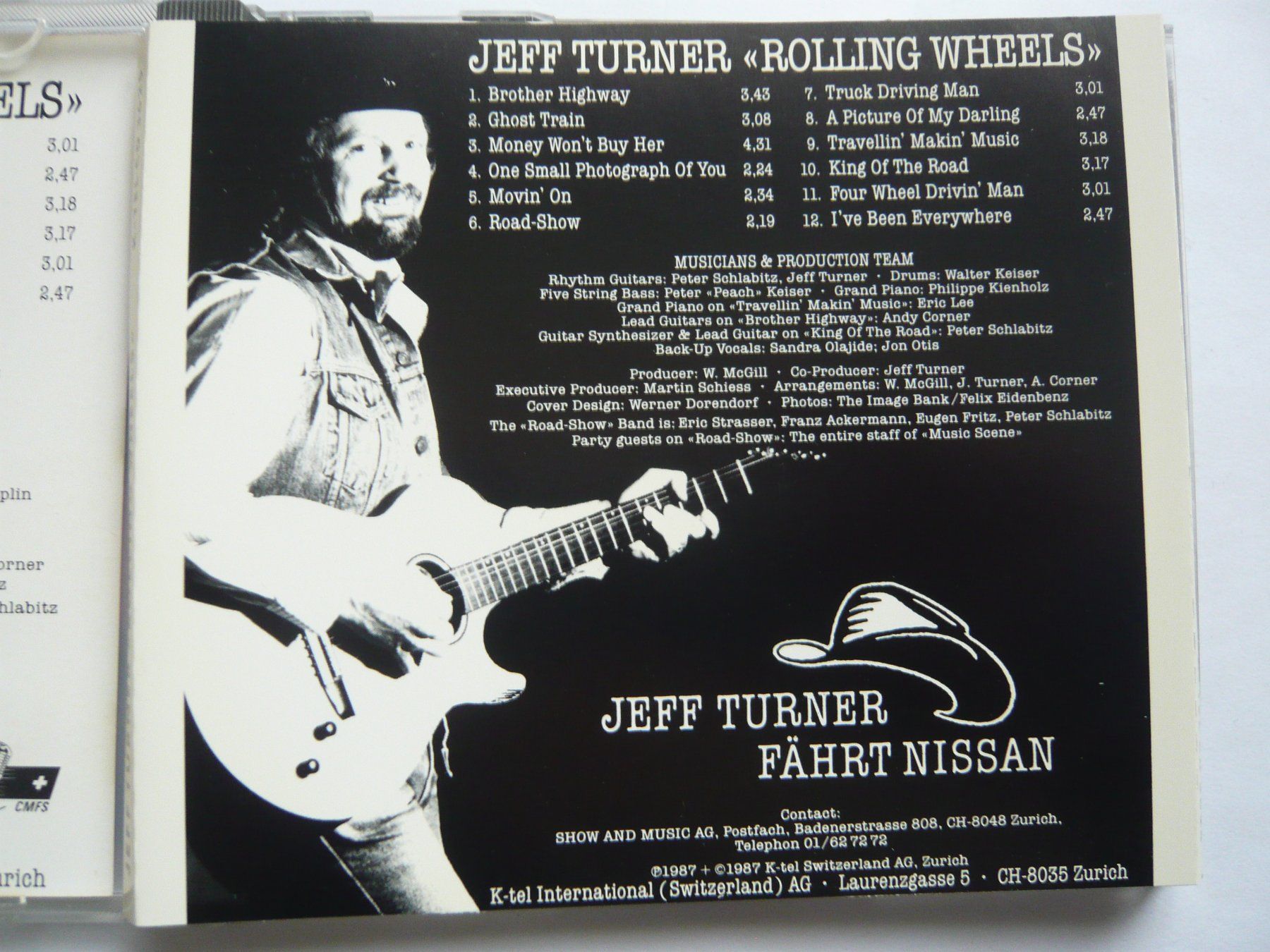 CD: JEFF TURNER Rolling Wheels – Usato da Winterthur venduto da Cajun 1