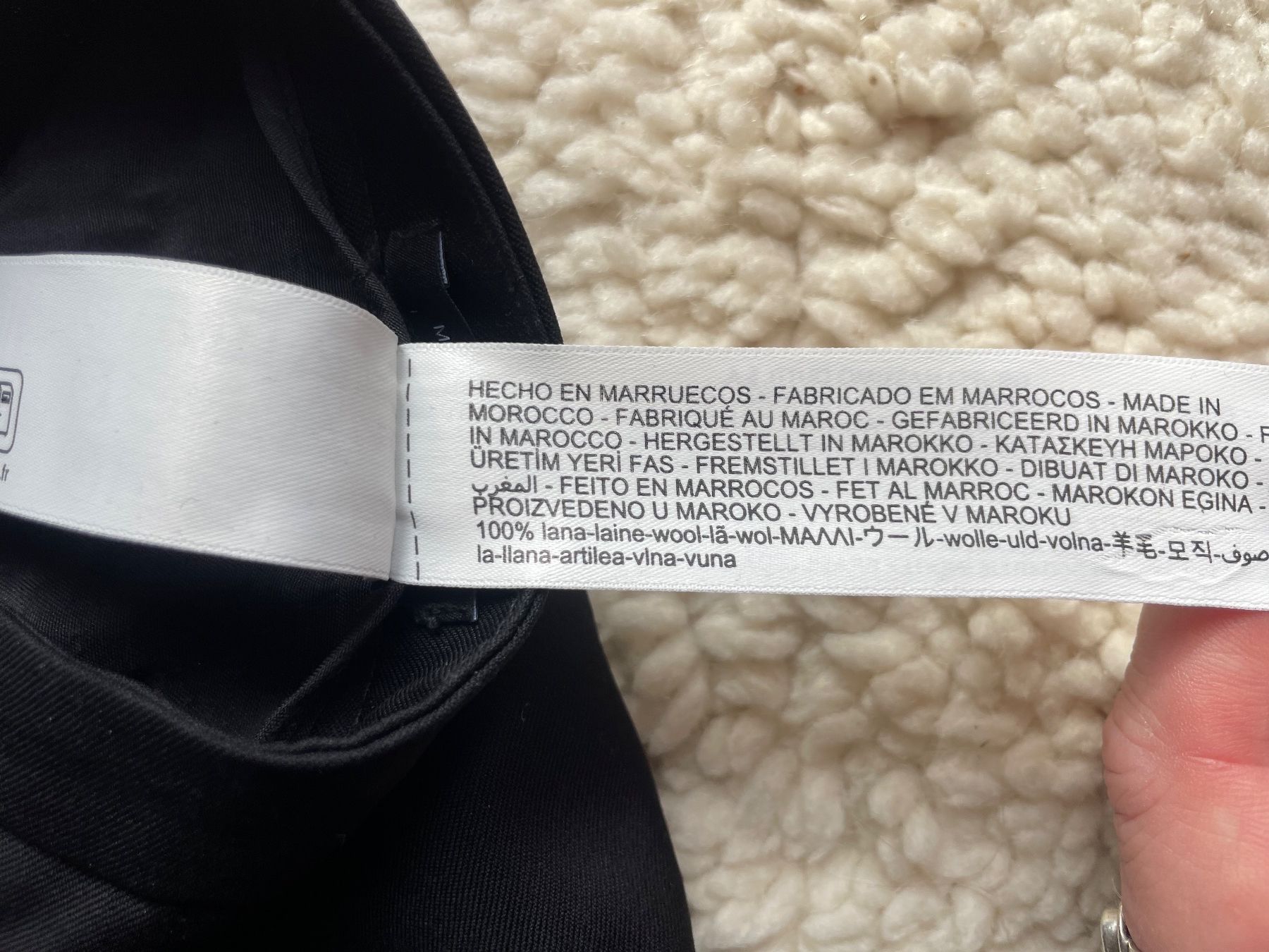 Massimo Dutti Pantaloni: Hose Wolle Massimo Dutti Gr. 42 schwarz – Nuovo (secondo la descrizione) da Zürich venduto da lis_7chm 6