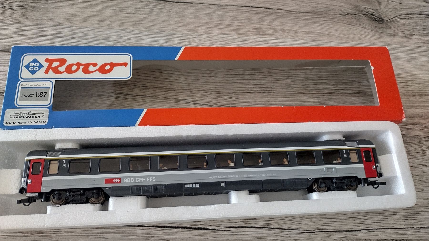 Roco Modellini di ferrovie: Voiture eurocity SBB – Usato da Vevey venduto da tgv3 3