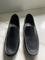 VARESE Mokassin Gr. 43 schwarz Glattleder, wie NEU