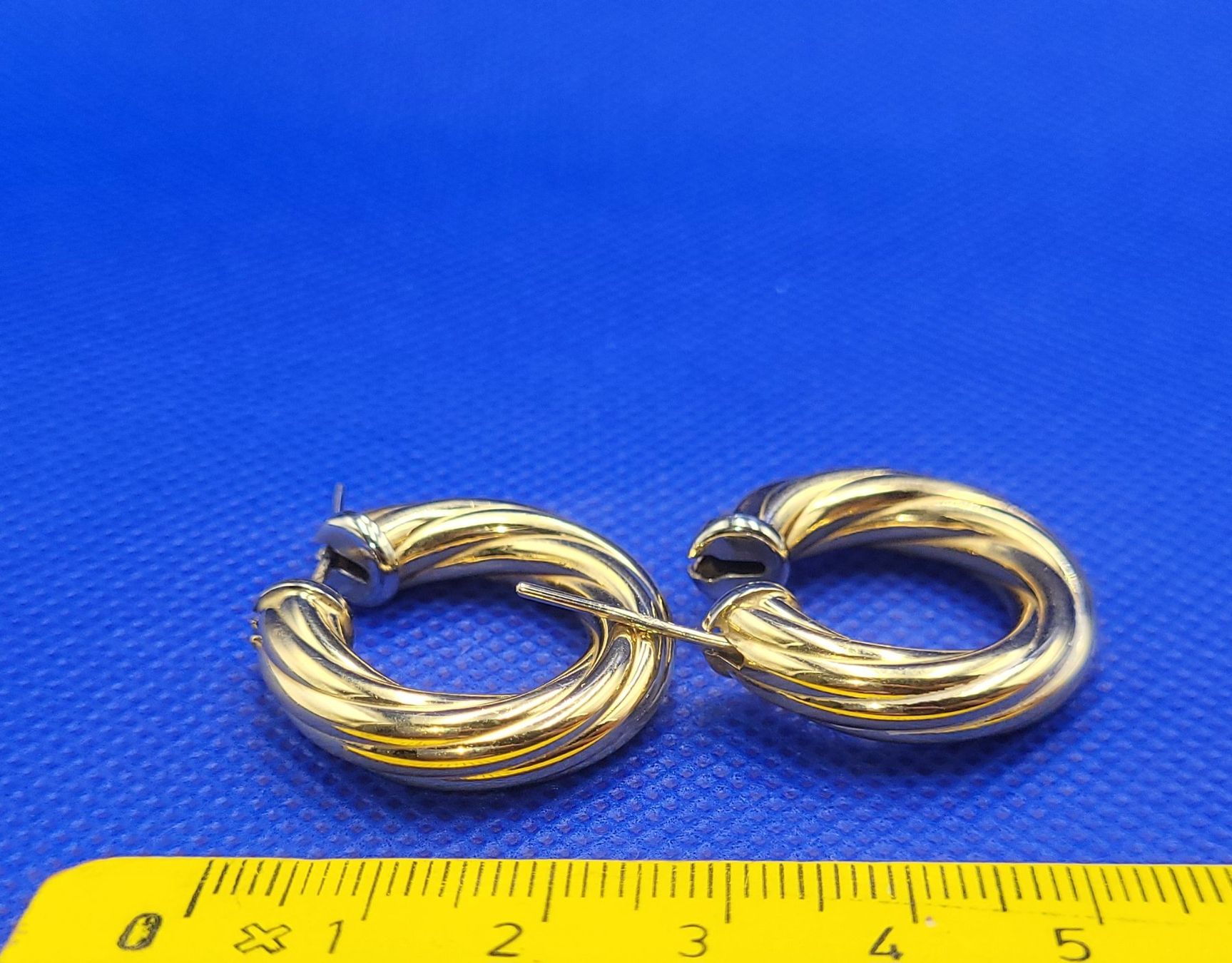 Orecchini pendenti & Orecchini a lobo: 18 Karat 750 Bicolour Gold Ohrringe – Usato da Wald ZH venduto da Aniade 3