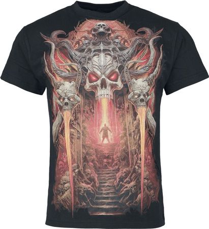 Gates Of Hell" T-Shirt schwarz von Spiral
