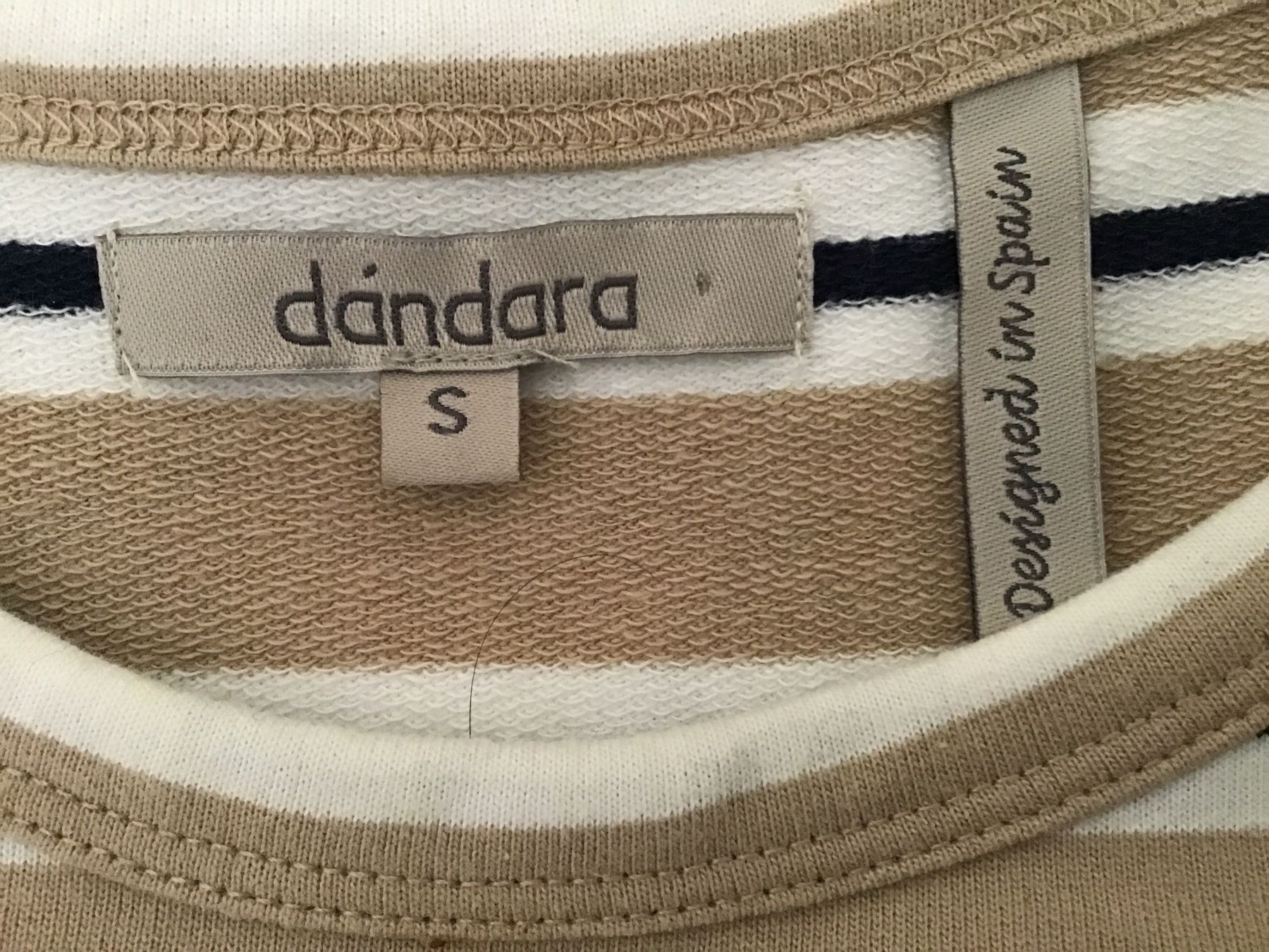 T-shirt: DANDARA SWEATSHIRT KOMBINIERT M. JEANSFARBIGER EINSATZ GR. S – Nuovo (secondo la descrizione) da Glattfelden venduto da ire_w6h2 4