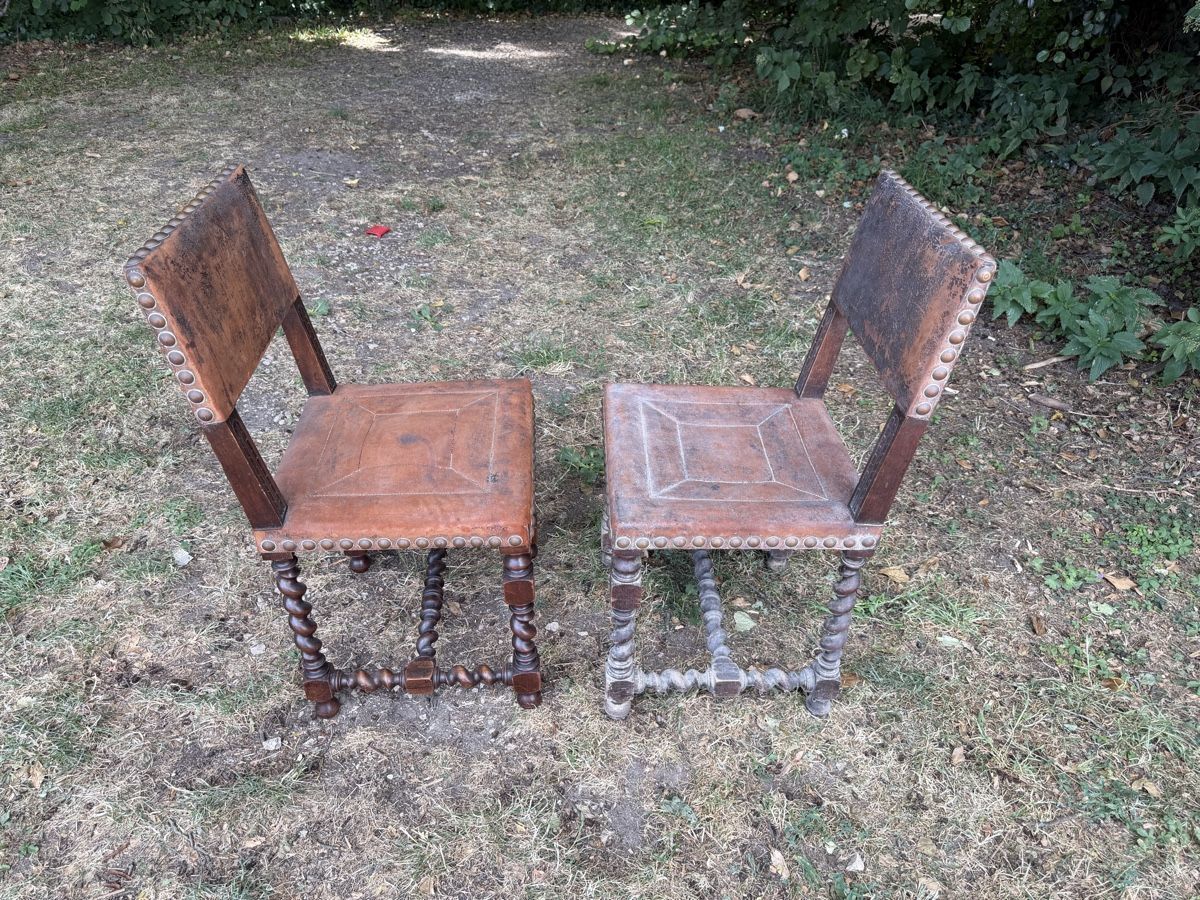Stühle: Antik Louis Treize Stuhl  – Gebraucht aus Domdidier von Watch3210 3