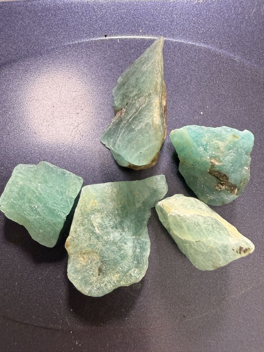 Minerali & Pietre curative: Grandidierite  5Stk mit 64ct – Nuovo (secondo la descrizione) da Oberhof venduto da RealStone 2