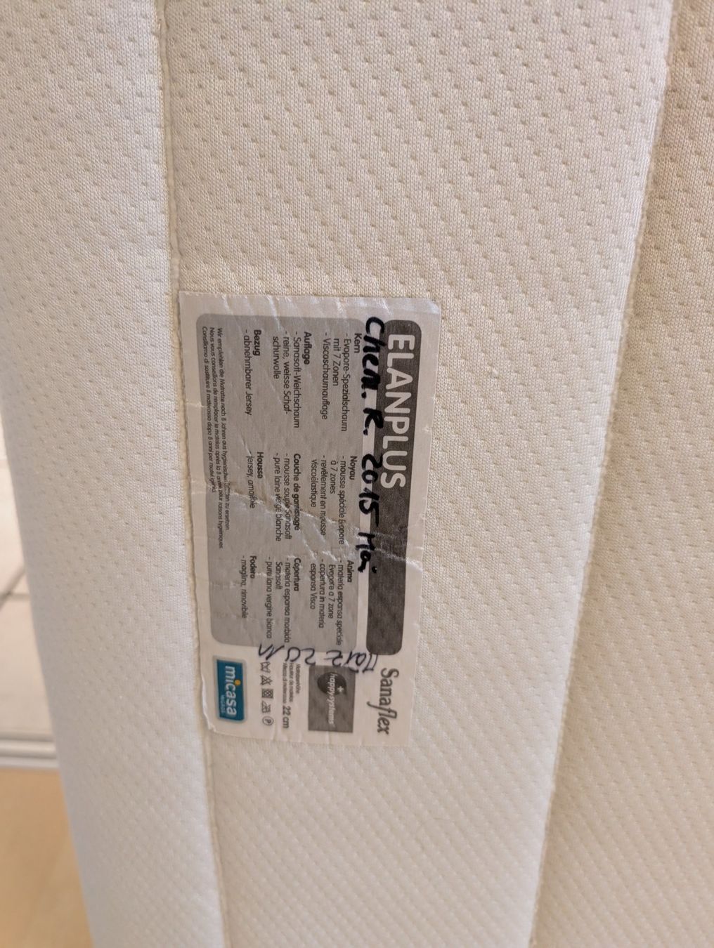 Micasa Letti: Bett 90x220 inkl. Matratze – Usato da Baar venduto da akar 8