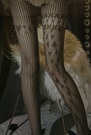 Sexy collant in colore nudo-nuovo- one size