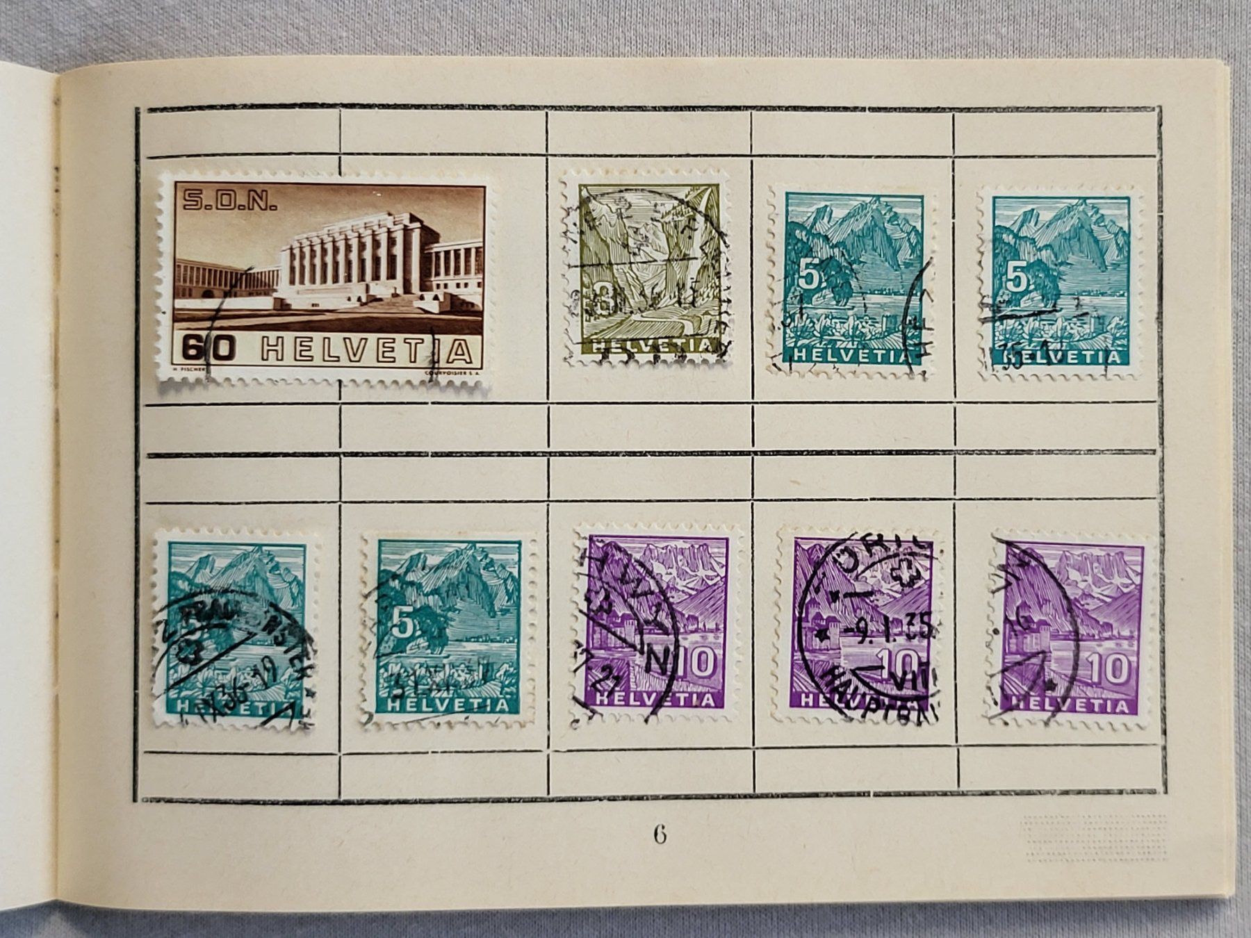 Alle Briefmarken: (569) Altes kleines Briefmarkenheft ab ca. 1930 – Gebraucht aus Schwarzhäusern von Inot3 4