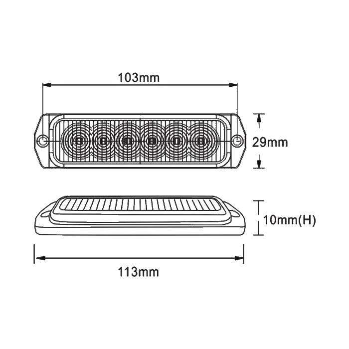 Tutti i ricambio: LEDSON  warnteucht 6 x LED Neu – Nuovo e nell'imballaggio originale da Dielsdorf venduto da autcars 5