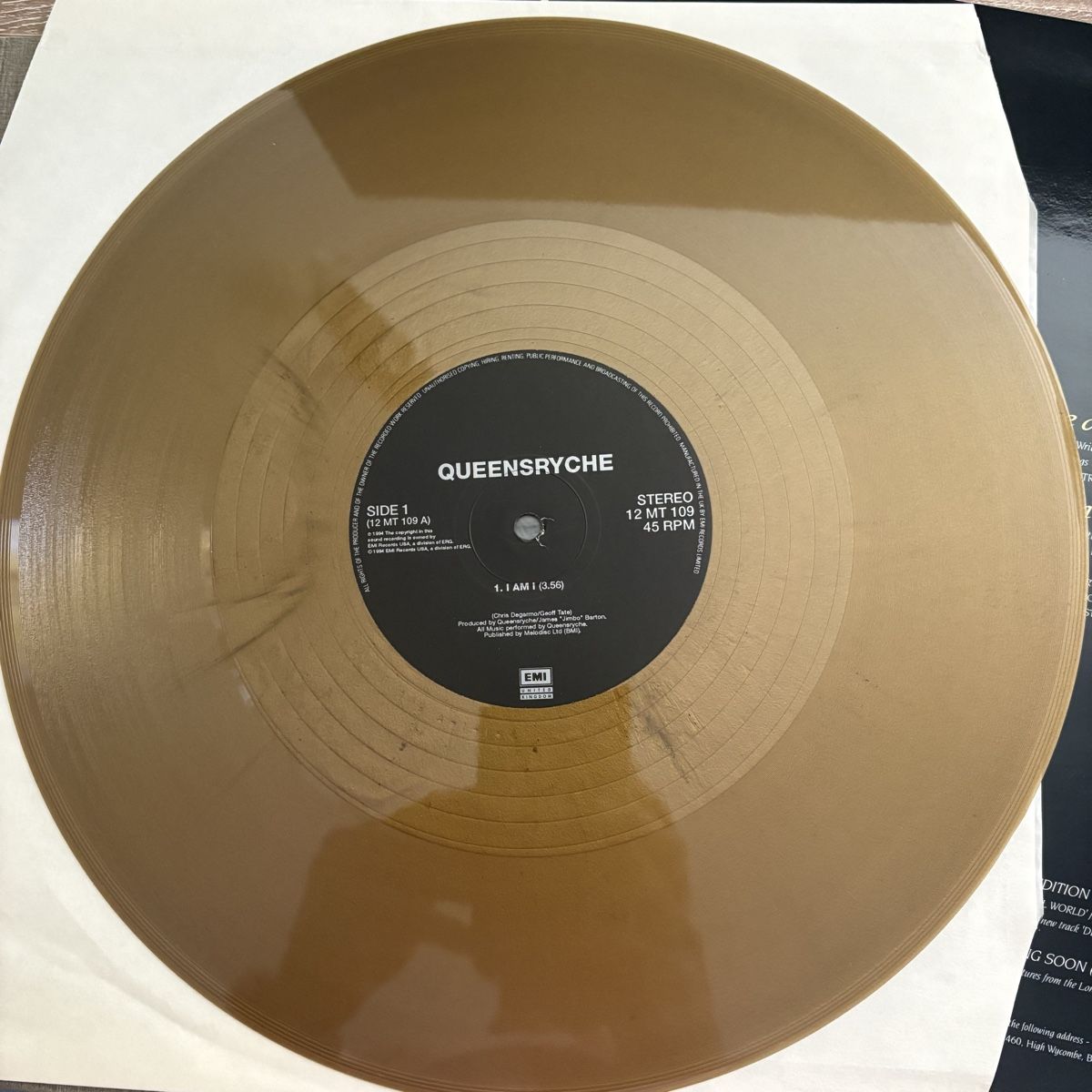 Dischi in vinile: Queensryche - i am i - Limited Edition Gold Disc – Usato da Guntershausen venduto da Simone_75 4
