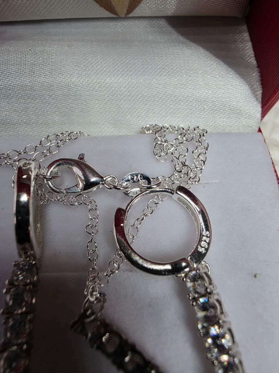 Sonstiger Schmuck: Ensemble argent avec zircons – Neu und originalverpackt aus Reconvilier von Tsma67 6