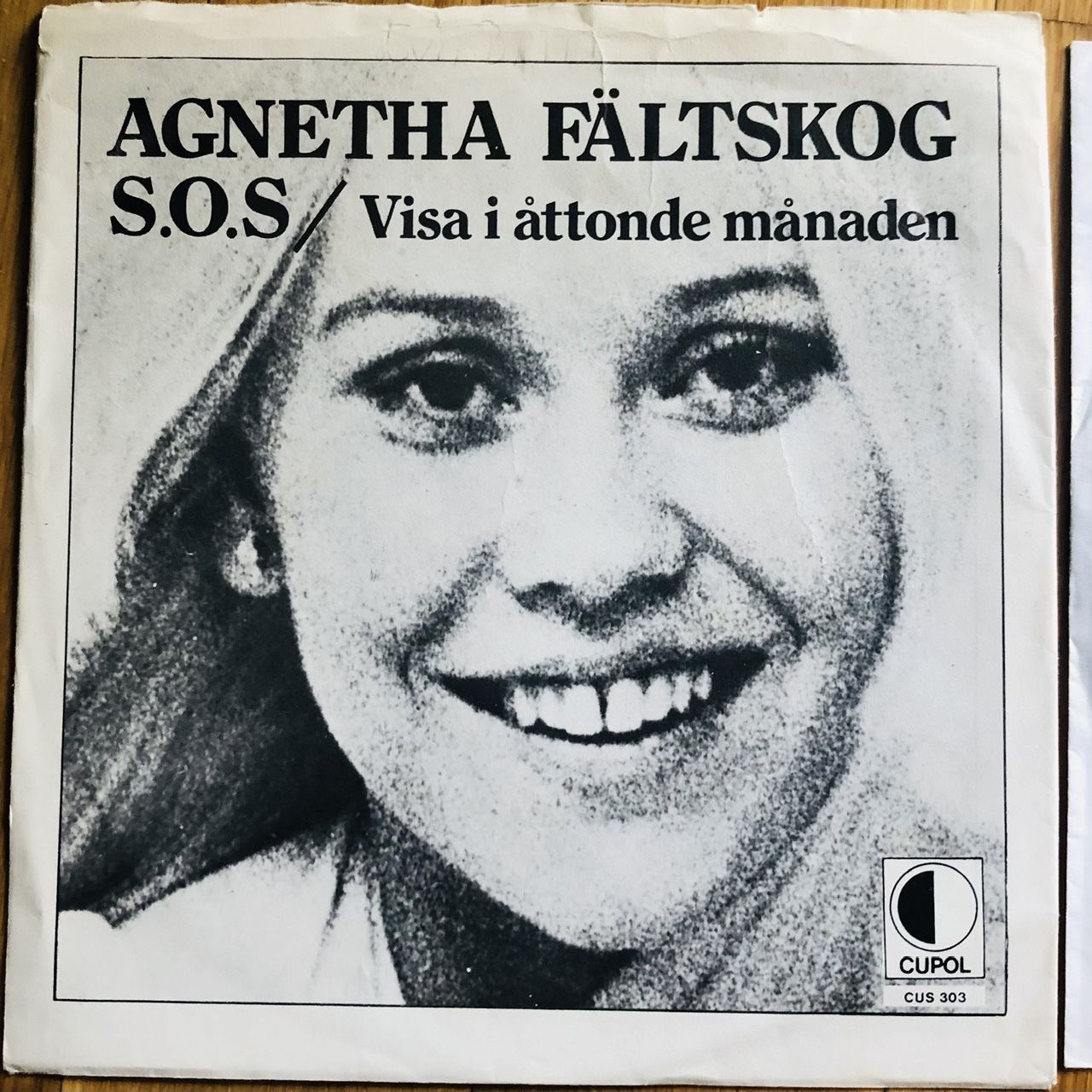 Dischi in vinile: ABBA 1975 Agnetha Fältskog S.O.S. Schweden Original Single – Usato da Wettingen venduto da ABBA-Retro 1