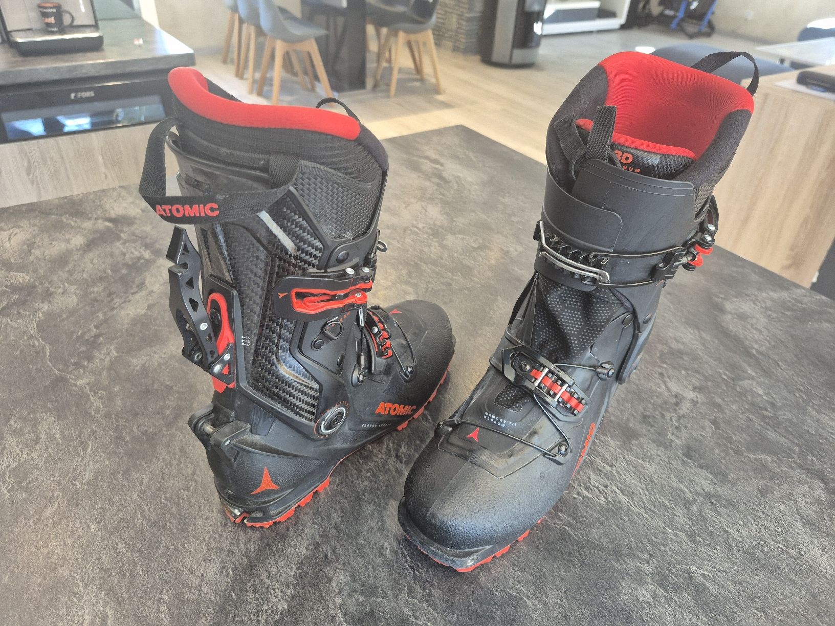 Atomic Scarpe da uomo: chaussures ski de rando, Atomic Backland Carbon – Usato da haute-nendaz venduto da star078