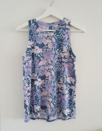 Sommer Sporttop Blumen S/36 - Laufen, Running, Wandern