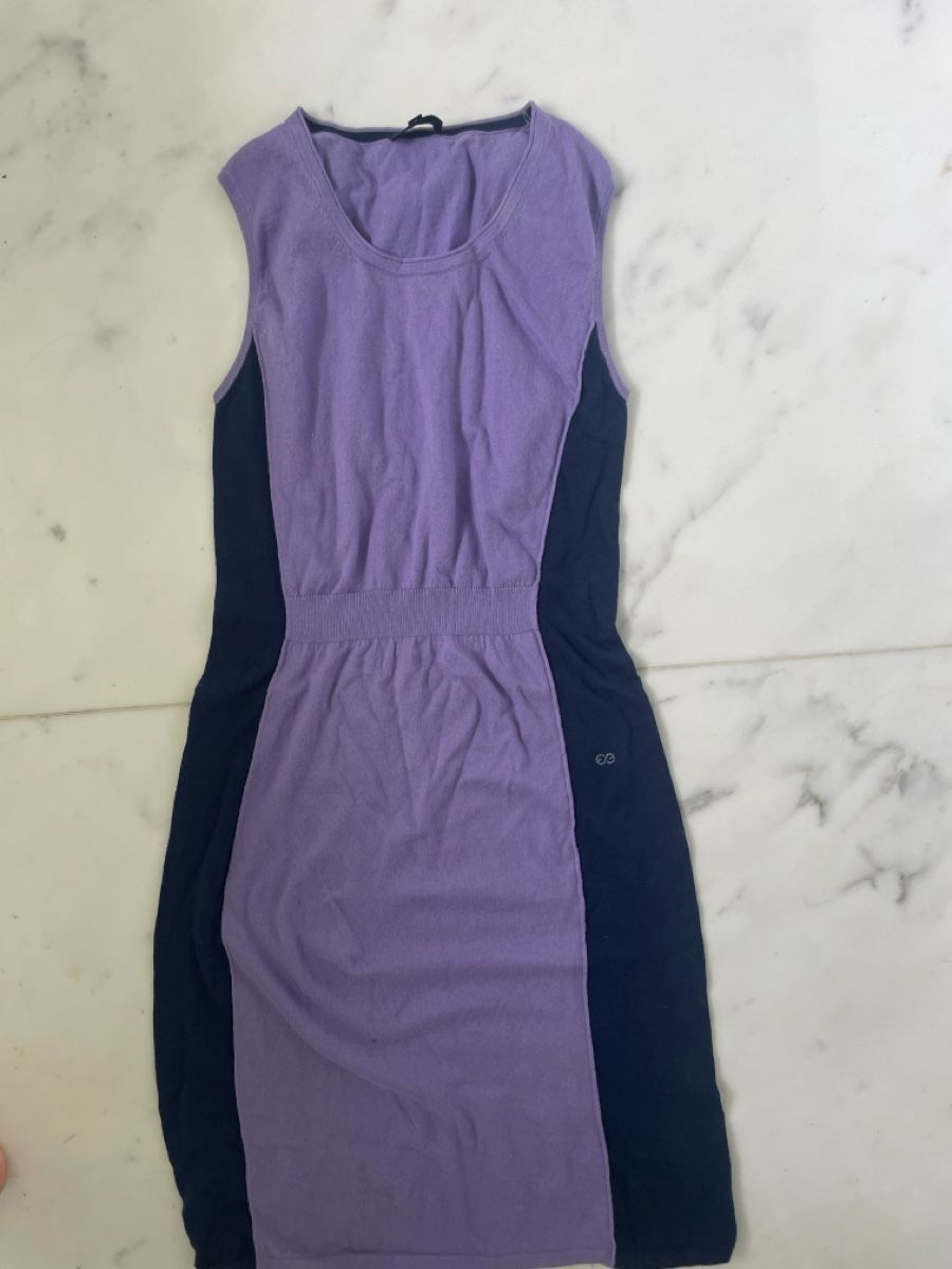 Escada Vestiti: Baumwollkleid Escada gr s lila – Usato da Zürich venduto da eddiekaterblau 1