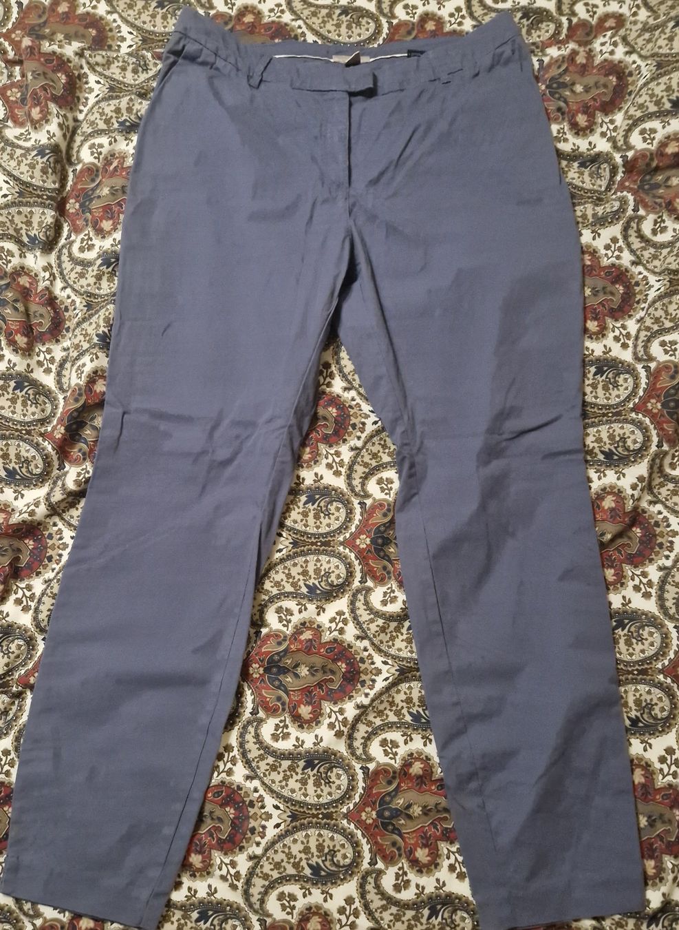 H&M Pantaloni: Blau-graue Chino-Hose – Nuovo (secondo la descrizione) da Oberengstringen venduto da Sheera7