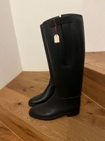 Schicke, neuwertige Gummistiefel, Gr. 38, Schwarz