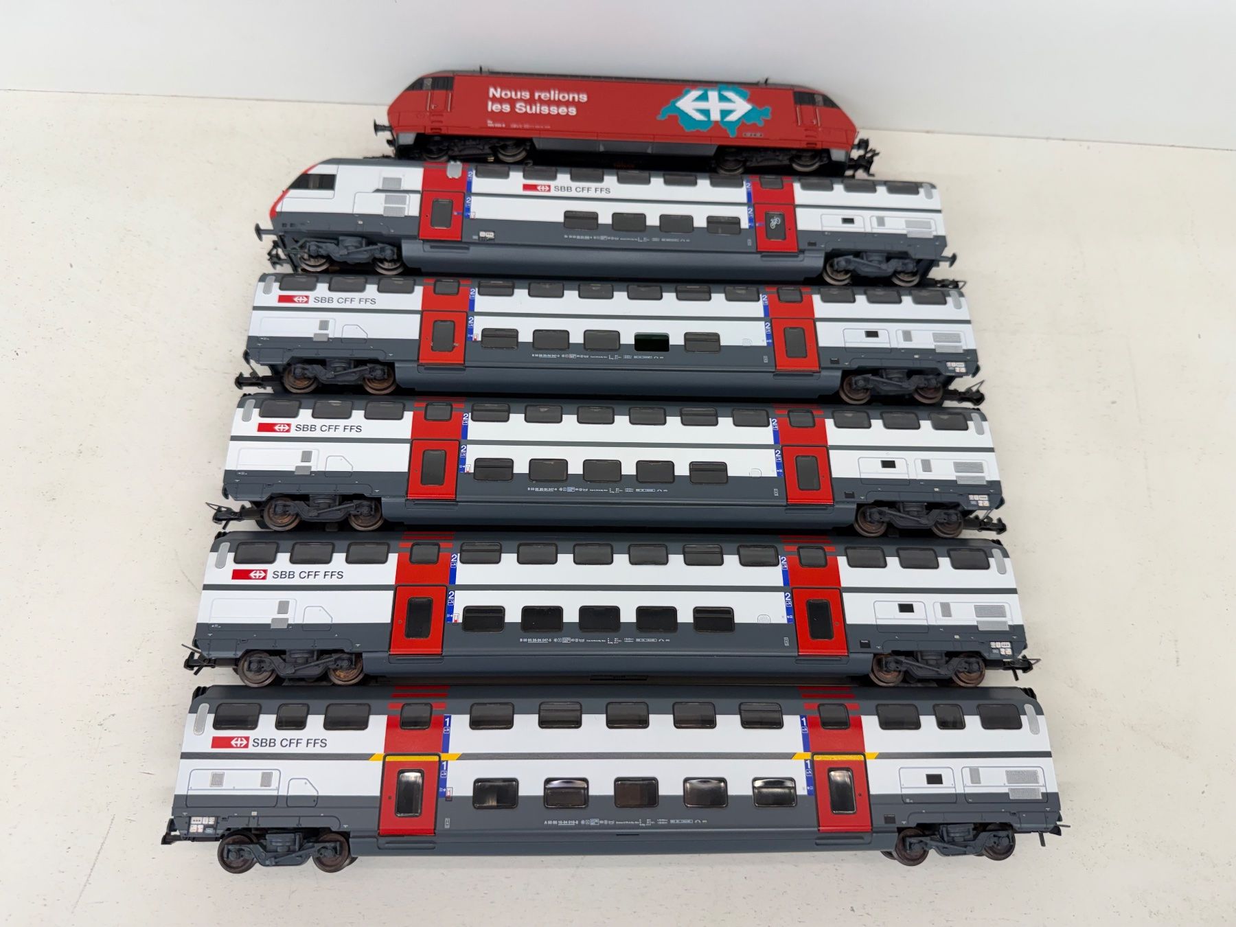 Modelleisenbahnen: Märklin/Hag SBB IC 2000 Dosto AC – Gebraucht aus Büsserach von ModellbahnDepot