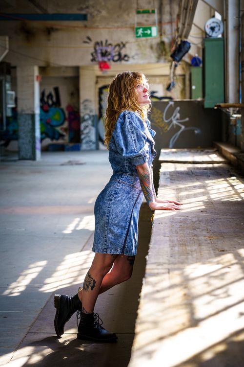 Blair denim outlet dress