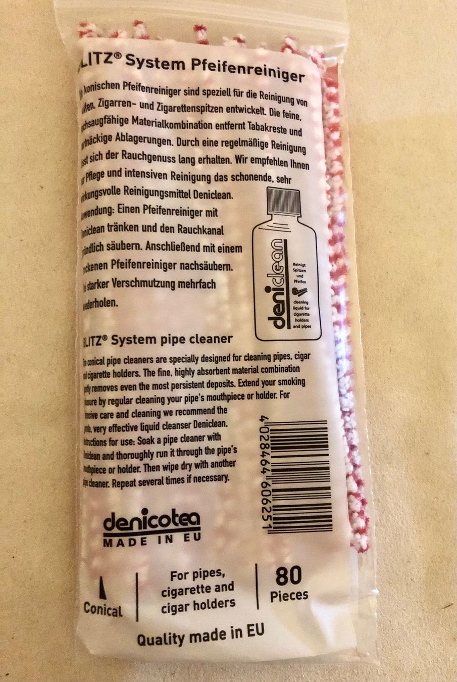Tabacchi: Pfeifenreiniger Sticks 80 Stück – Nuovo e nell'imballaggio originale da Zuchwil venduto da tramonto100 1