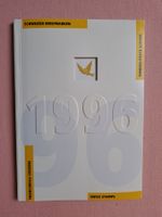 original Jahrbuch Briefmarken CH Post 1996 Halbmondstempel