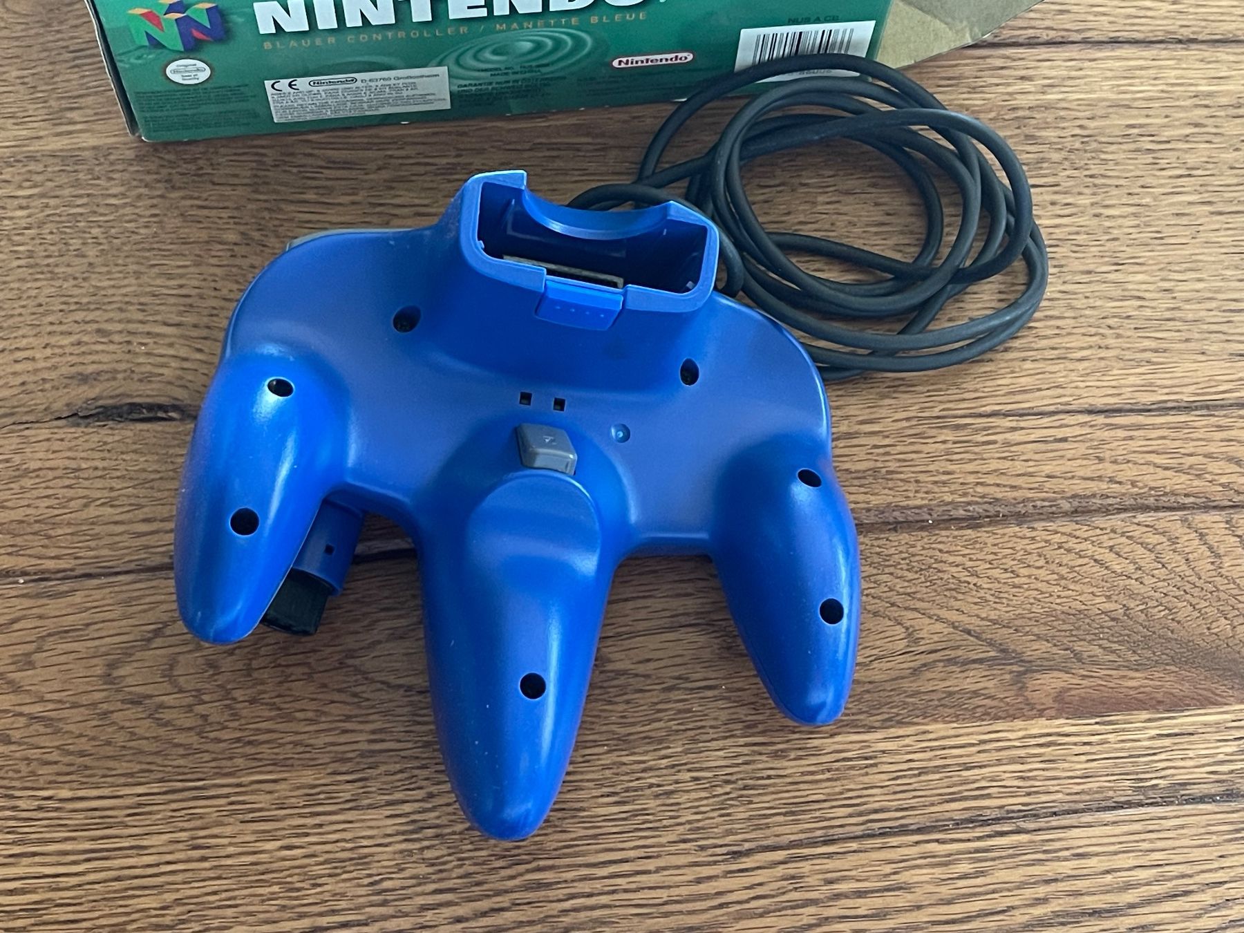 Nintendo Controller: Nintendo 64 N64 Controller Blau Top! Mit OVP – Usato da Zuerich venduto da Dorsi 5