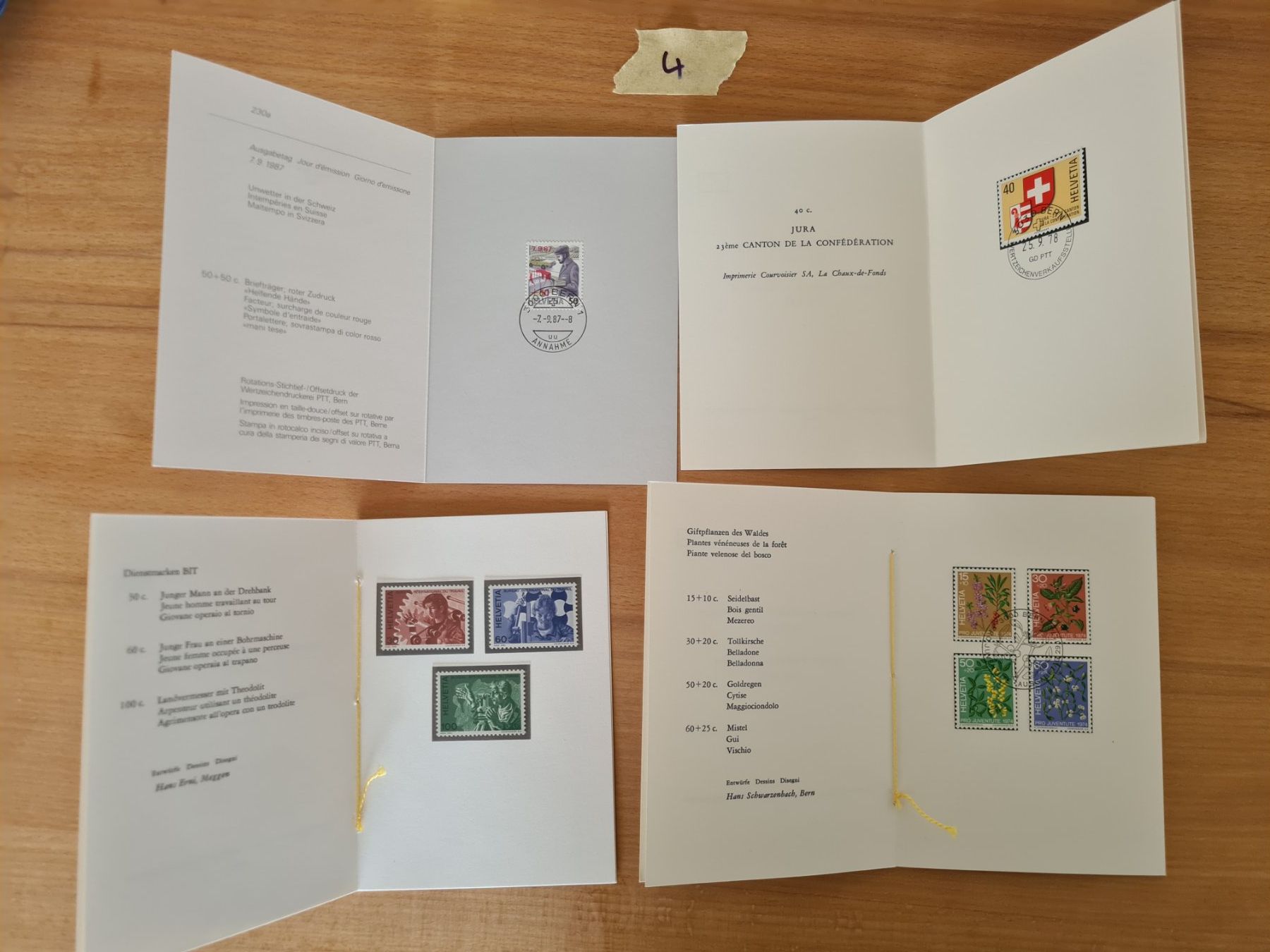 Tutti i francobolli: Sonderbriefmarke markenheft dienstmarken – Usato da Reinach BL venduto da andreas_mueller