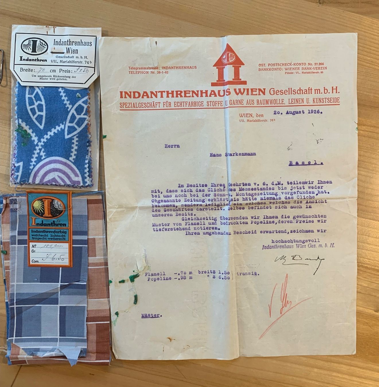 Documenti: Offerte Indendantenhaus Wien 1926 – Usato da Zürich venduto da ruedigg 1