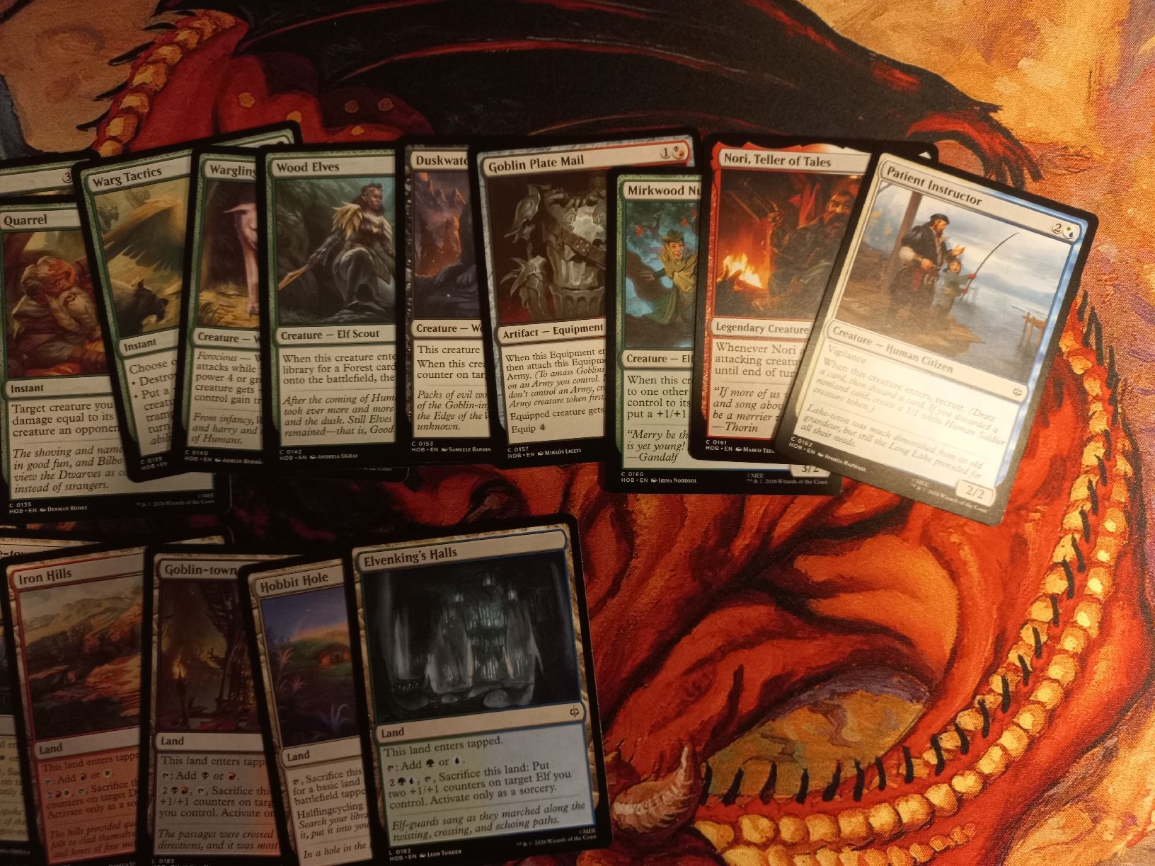 Magic The Gathering Carte collezionabili: MTG The Hobbit Full Set Commons + special lands – Usato da Monteggio venduto da Ta-Da 5