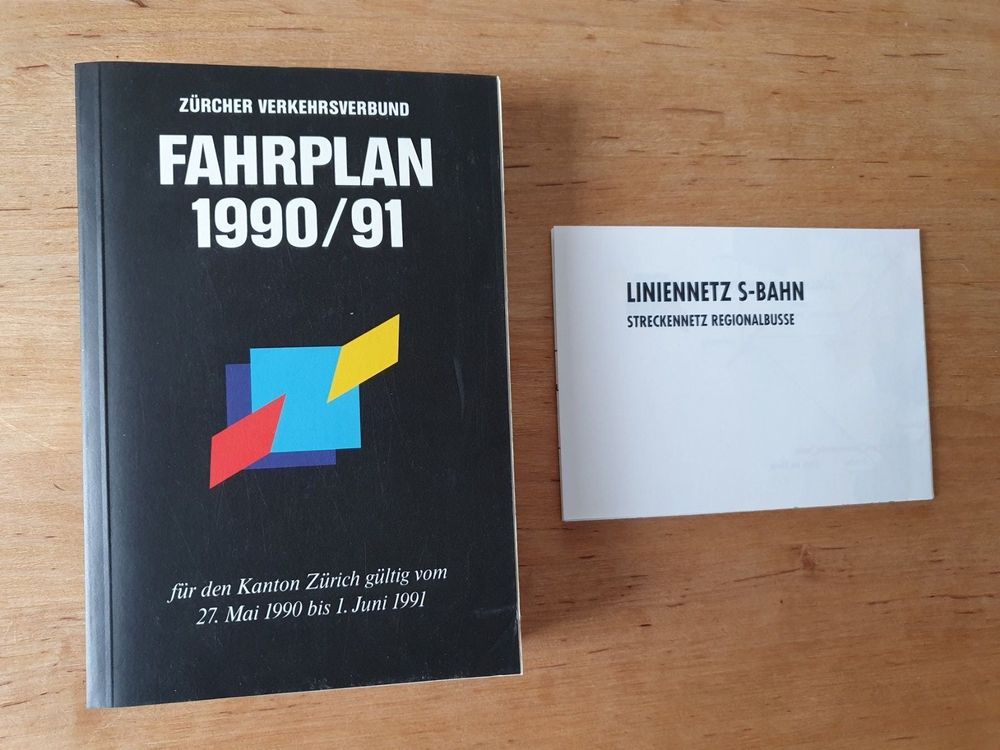 ZVV Fahrplan 1990/91 Kaufen auf Ricardo