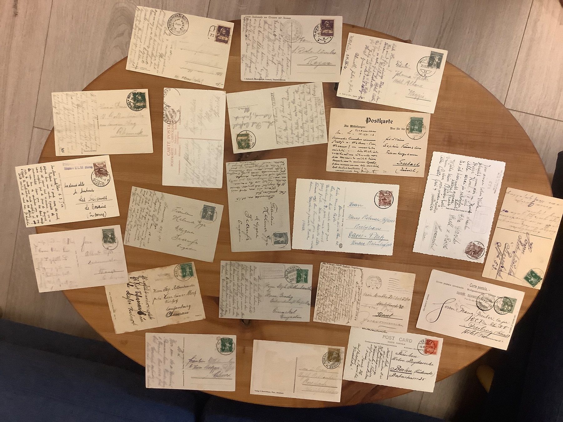 Cartoline postali: 21gelaufene Ansichtskarten Kanton St.Gallen ab 1907 – Usato da St. Gallen venduto da herbrig2 9