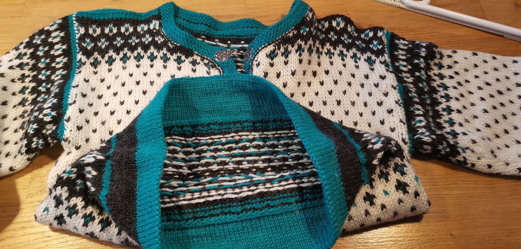 Maglioni & Felpe: Handgestickter Norweger-Kinderpullover – Nuovo (secondo la descrizione) da Uetendorf venduto da Timo2022 9