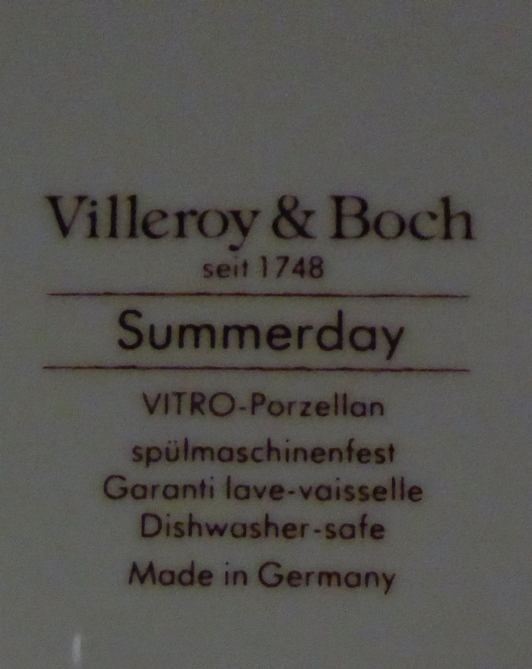 Villeroy & Boch Piatti di portata: Villeroy & Boch Servierplatte Summerday 41 x 28cm – Usato da Gossau SG venduto da tenerife11 2