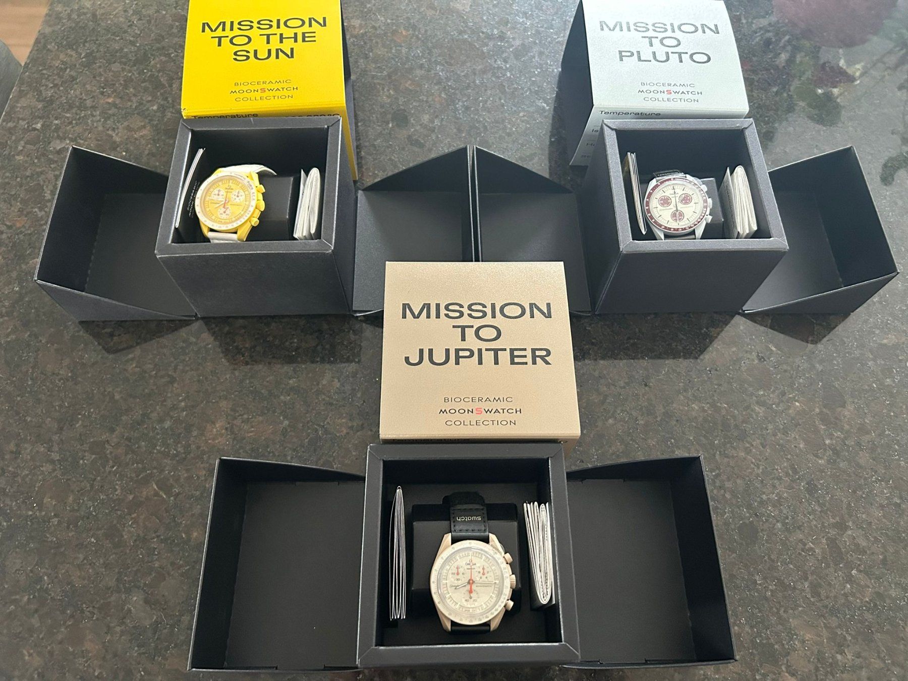 Swatch Orologi: Swatch Omega Mission to Pluto – Nuovo e nell'imballaggio originale da Lausanne venduto da dst1965
