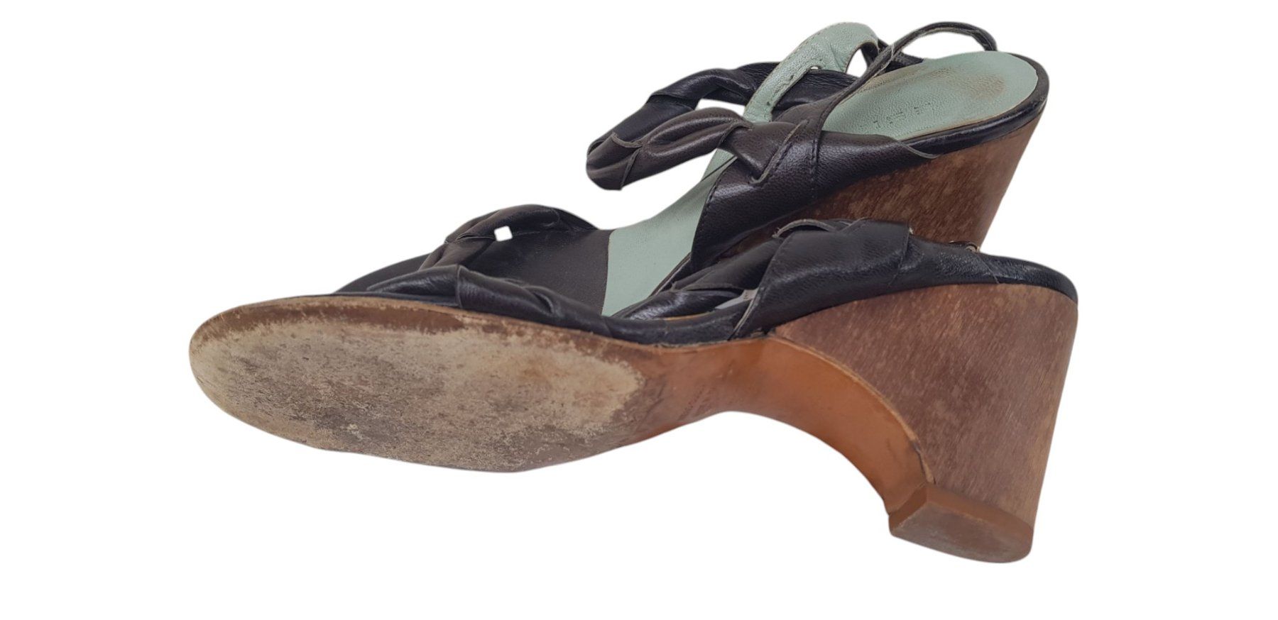 Damenschuhe: Sandalen Leder Vintage Gr. 38.5 – Gebraucht aus Mörschwil von wunderkiste44 6