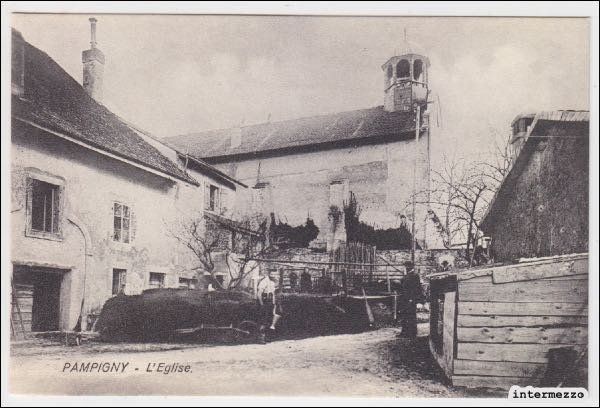 Cartes postales: Pampigny VD // Eglise Kirche // Dorf – D'occasion à Basel par intermezzo12